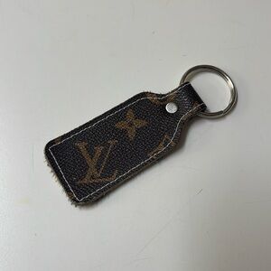 Louis Vuitton and cheetah keychain